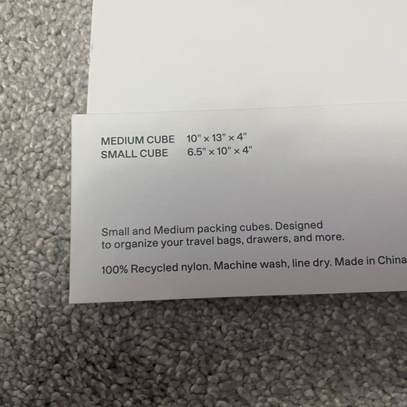 Reserved 2 BAGGU Packing Cube - Medium (Japanese Produce) - Picture 5 of 5